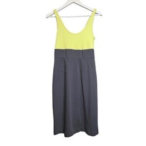 Theory Yellow and Gray Women's Dress